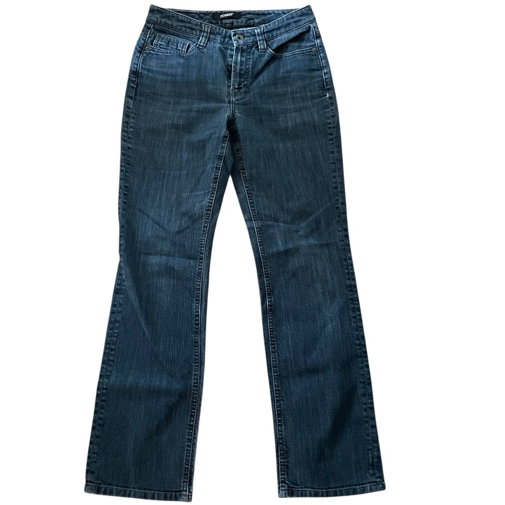 Rosner Holly Jeans Women 4 Dark Blue Bootcut Stretch Denim Minimalist Classic